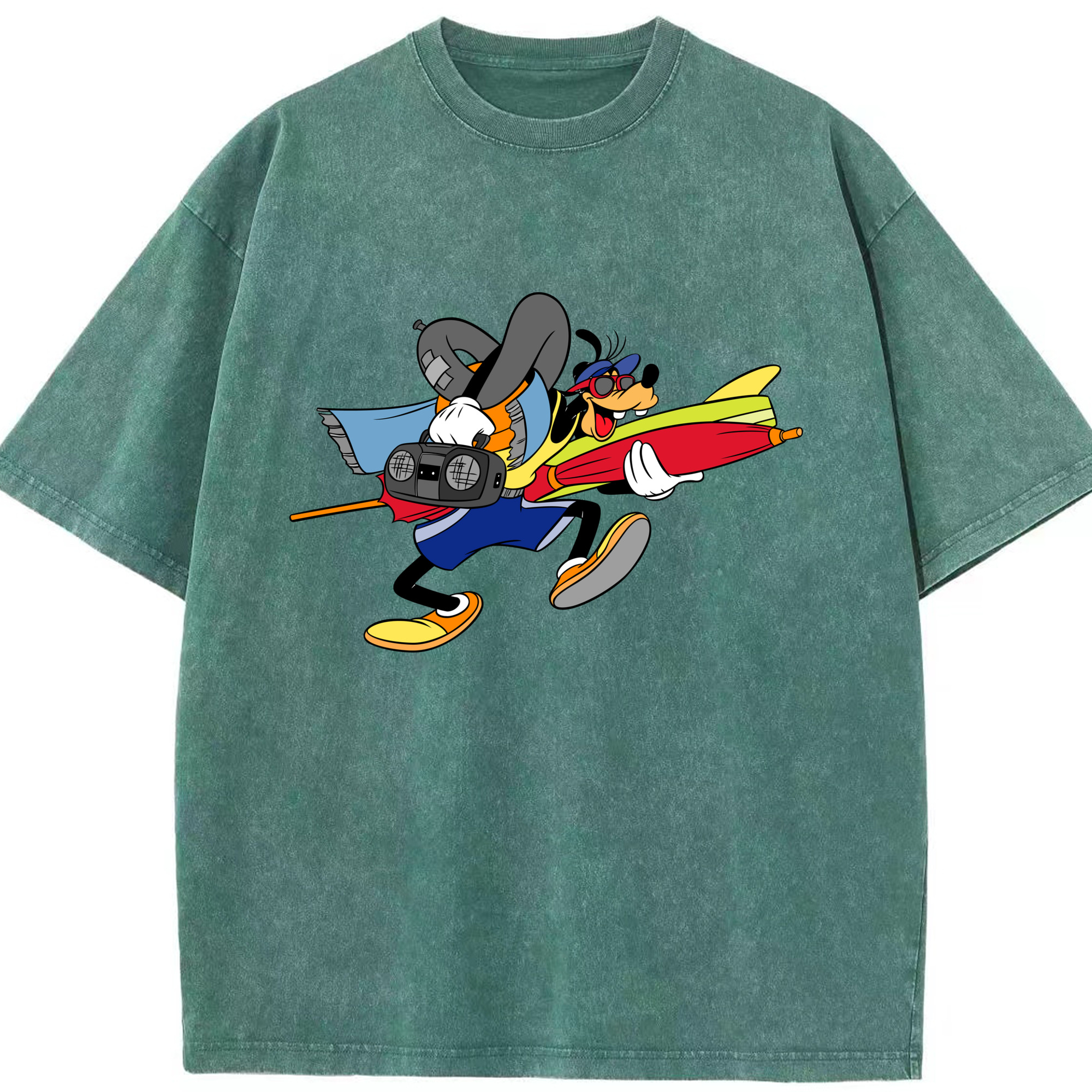 （画像用） ミッキーマウス Mickey Mouse 綿100% ヴィンテージ風 半袖Tシャツ（フロントプリント）